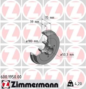 Remtrommel 600195000