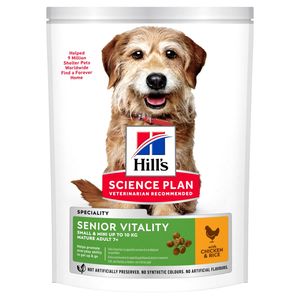 Hill's Mature Adult Senior Vitality Small & Mini met kip hondenvoer 2 x 1,5 kg