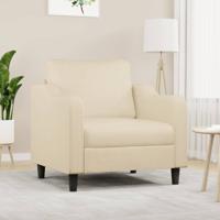 Fauteuil 60 cm stof crmekleurig