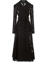 Dolce & Gabbana trench à taille nouée - Noir