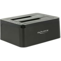 Delock 62661 USB 5 Gbps dubbel dockingstation voor 2 x SATA HDD/SSD met kloonfunctie - thumbnail