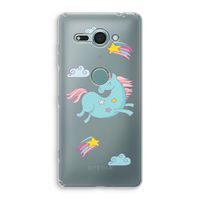 Vliegende eenhoorn: Sony Xperia XZ2 Compact Transparant Hoesje