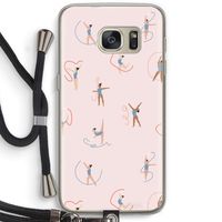 Dancing #3: Samsung Galaxy S7 Transparant Hoesje met koord