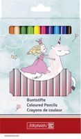 Brunnen kleurpotloden Jumbo Unicorn Princess hout 12 stuks - thumbnail