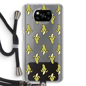Bananas: Xiaomi Poco X3 NFC Transparant Hoesje met koord