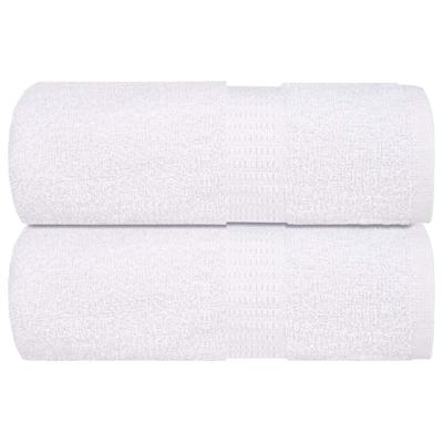 VidaXL Gastendoekjes 2 st 30x50 cm 360 g/m² 100% katoen wit