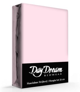 Day Dream Hoeslaken Katoen Roze-140 x 200 cm