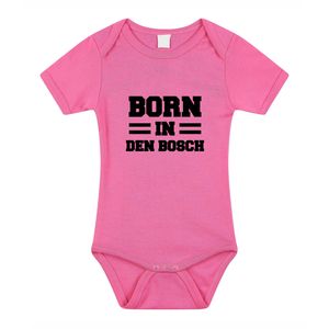 Born in Den Bosch cadeau baby rompertje roze meisjes