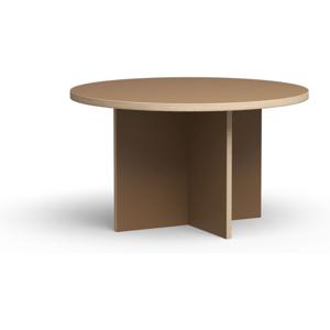 HKliving Dining Table eettafel Ø130 cm brown