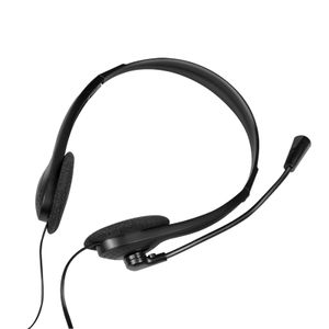 LogiLink HS0052 hoofdtelefoon/headset Hoofdband Zwart