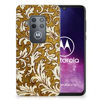 Siliconen Hoesje Motorola One Zoom Barok Goud