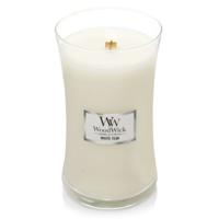 Geurkaars Woodwick Core Large White Teak 609 g - thumbnail