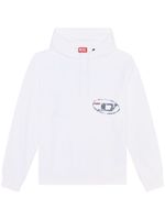 Diesel hoodie S-Macs-L4 - Blanc - thumbnail