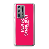 Neuters (roze): Huawei P40 Pro Plus Transparant Hoesje
