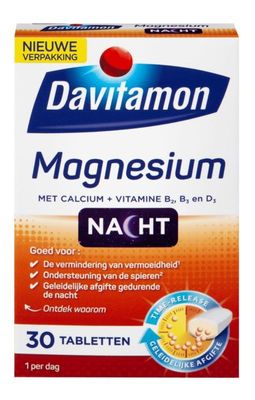 Magnesium speciaal voor de nacht