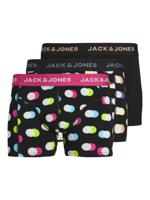 Jack & Jones Jack & Jones Heren Boxershorts Trunks JACREESE Gestipt Zwart 3-Pack