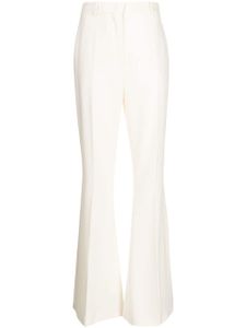 Zuhair Murad pantalon évasé à taille haute - Blanc