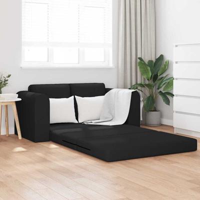 Slaapbank Zwart 148 x 71 x 83 cm Stof