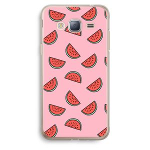 Watermeloen: Samsung Galaxy J3 (2016) Transparant Hoesje