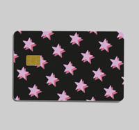 Sterren paars pinpas sticker