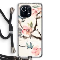 Japanse bloemen: Xiaomi Mi 11 Transparant Hoesje met koord