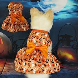 Honden Halloween outfits Hondenkostuum Pompoen leuke Style Zacht Halloween Carnaval Feest Hond puppy kleding outfits Lightinthebox