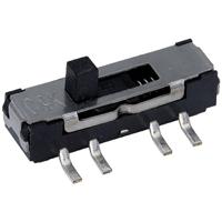 C & K Switches JS102011SCQN Schuifschakelaar 6 V 300 mA 1x aan/aan 1 stuk(s) Tape