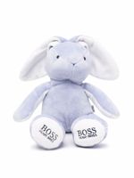 BOSS Kidswear peluche à logo imprimé - Bleu