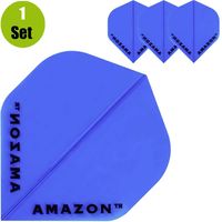 Amazon Transparante Dartflights - Blauw - thumbnail