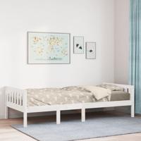 Kinderbed zonder matras massief grenenhout wit 75x190 cm Kinderbed zonder matras massief grenenhout wit 75x190 cm