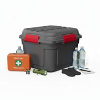 Nood Pakket opberg box kist - waterdicht - kunststof - 60 x 53 x 43 cm - 90 liter