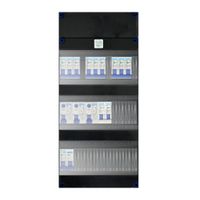 GACIA 9 groepenkast kookgroep 1 fase 230V 3 aardlekschakelaars 30mA 3 rijen