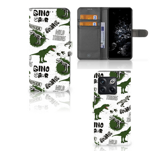 Telefoonhoesje met Pasjes voor OnePlus 10T Dinosaurus