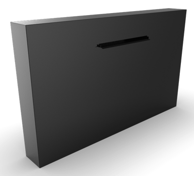 Cascadi Aluminium Watervalelement (naast vijver) Lengte: 1250 Breedte: 250 Hoogte: 1200 - Geroba