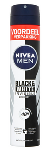 NIVEA MEN Invisible Black & White Anti-Transpirant Spray XL
