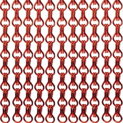 Aluminium vliegengordijn Torresol - 90 x 210 cm - Rood