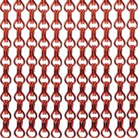 Aluminium vliegengordijn Torresol - 90 x 210 cm - Rood