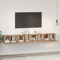 Tv-meubelset 4 pcs Ambachtelijk eiken Medium 60 x 30 x 30.5 cm