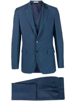 FURSAC costume à veste à simple boutonnage - Bleu