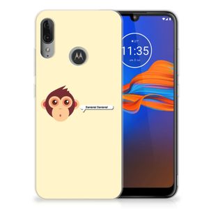 Motorola Moto E6 Plus Telefoonhoesje met Naam Monkey