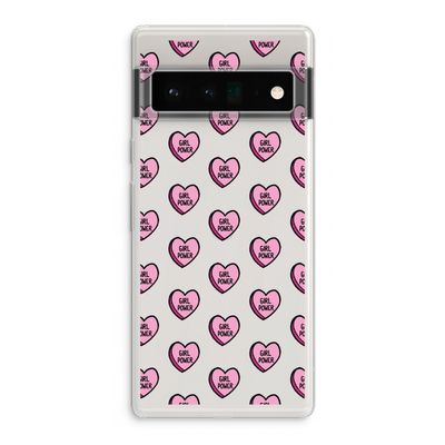 GIRL POWER: Google Pixel 6 Pro Transparant Hoesje
