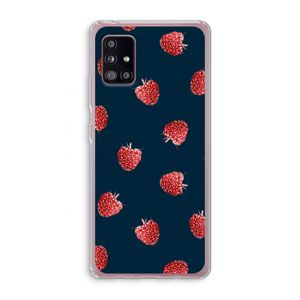 Framboosjes: Samsung Galaxy A51 5G Transparant Hoesje