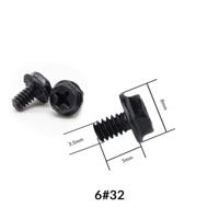 HDD & PSU schroefjes 4x zwart