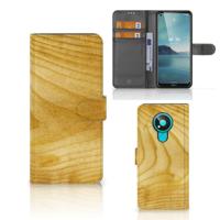 Nokia 3.4 | Book Style Case | Licht Hout