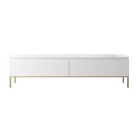 NADUVI Collection Kate Tv-Meubel - B 175 cm - Wit / Goud