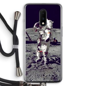 Spaceman: OnePlus 7 Transparant Hoesje met koord