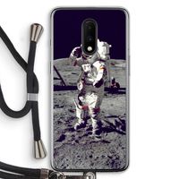 Spaceman: OnePlus 7 Transparant Hoesje met koord