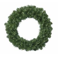 Decoris Kerstkrans - groen - 35 cm - kerstversiering - dennenkrans - thumbnail