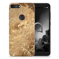 Alcatel 1S (2019) | TPU | Siliconen hoesje | Marmer Creme