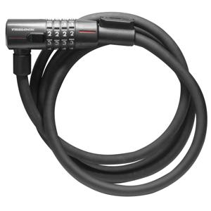 Trelock ks312 kabelslot code 110/12mm zwart